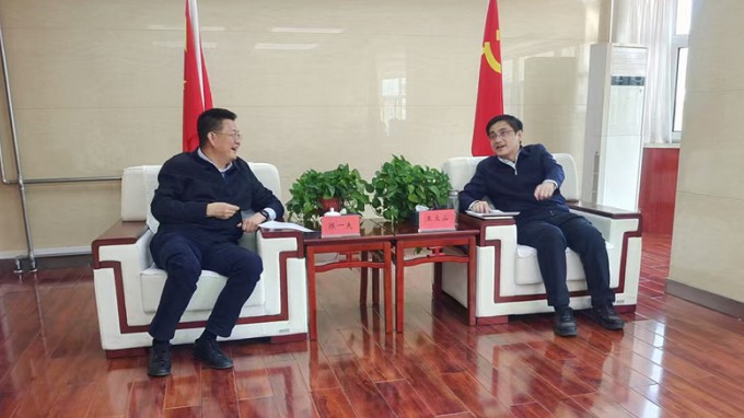 甘肅工程咨詢集團與安寧區委區政府會談